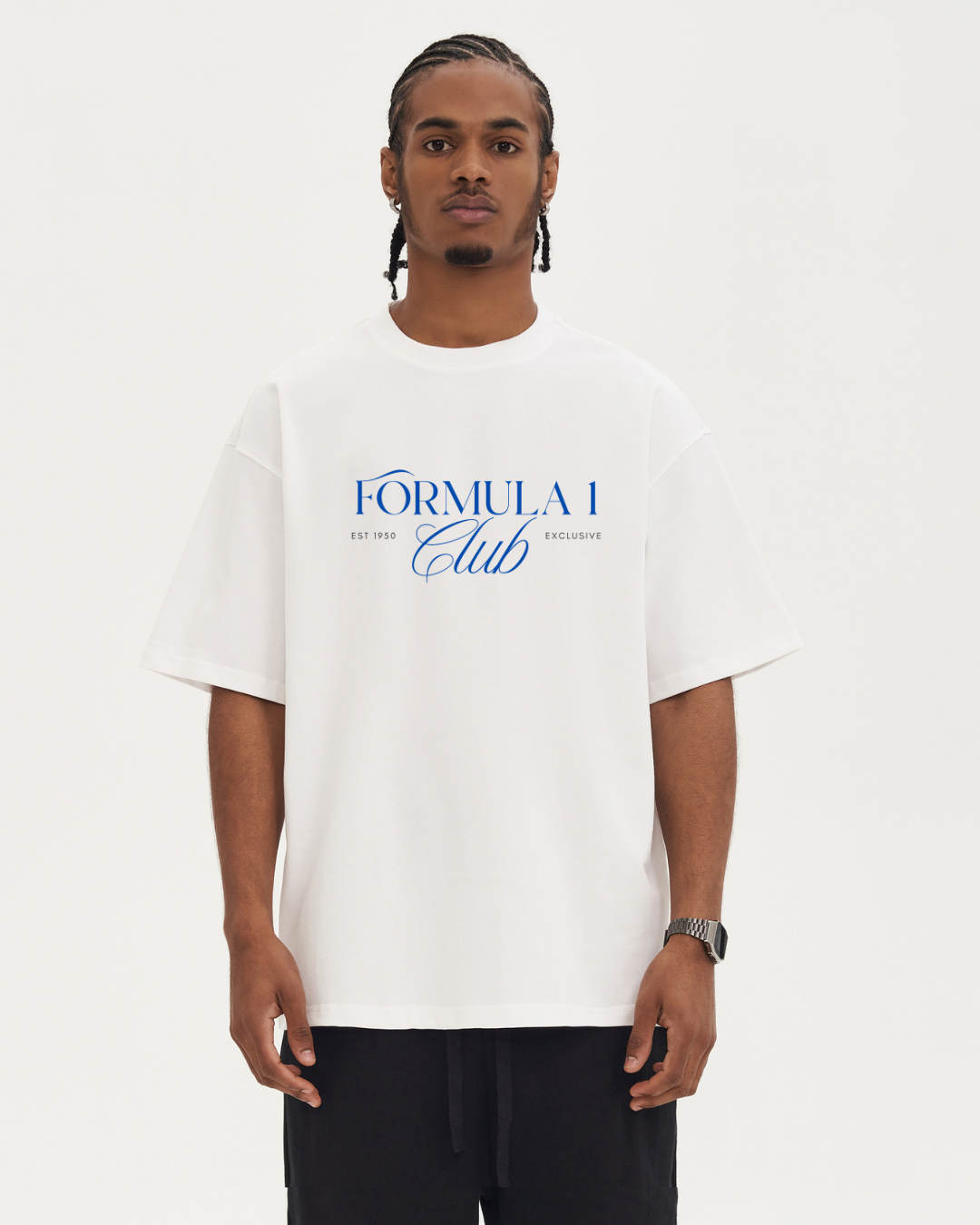 Formula 1 Club Navy - White Tee