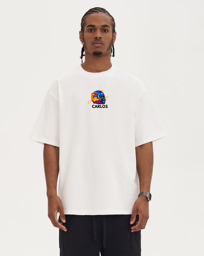 55 Sainz – White Tee