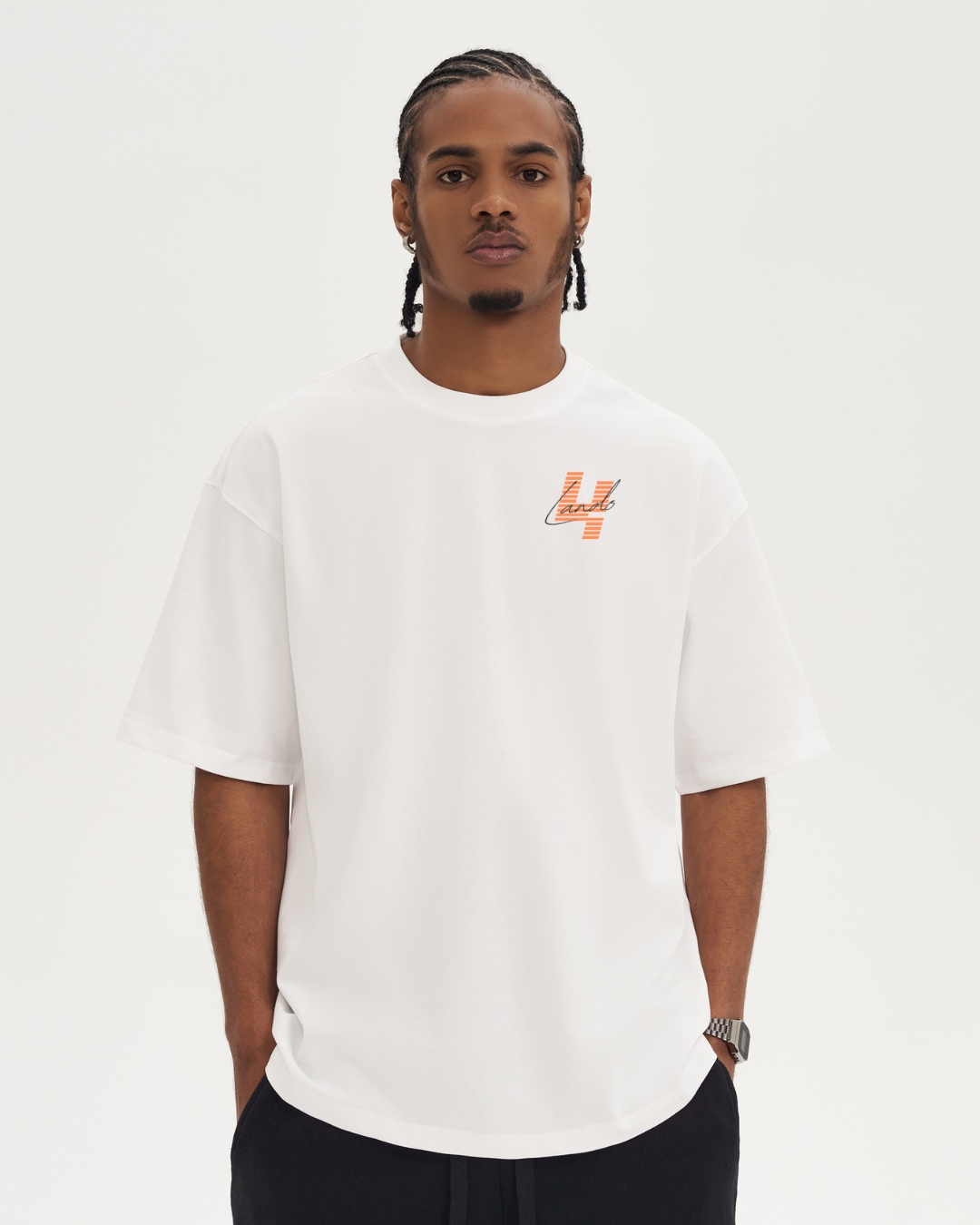 Norris – White Tee