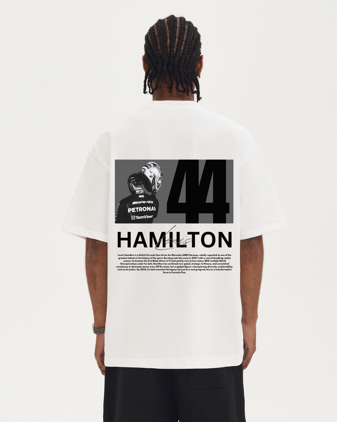 Hamilton 44 – White Tee