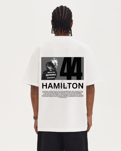 Hamilton 44 – White Tee