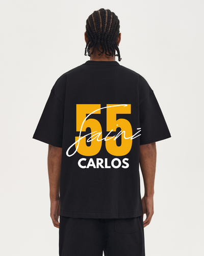 55 Sainz – Black Tee