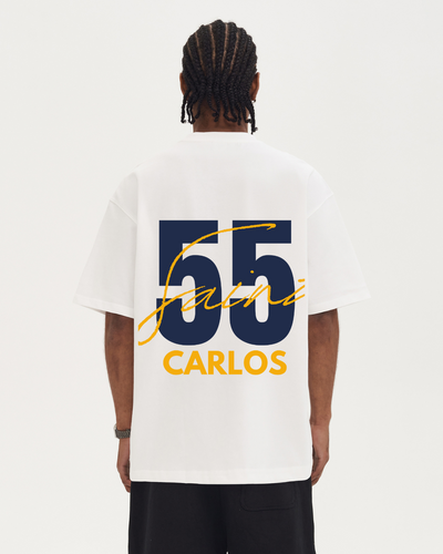 55 Sainz – White Tee