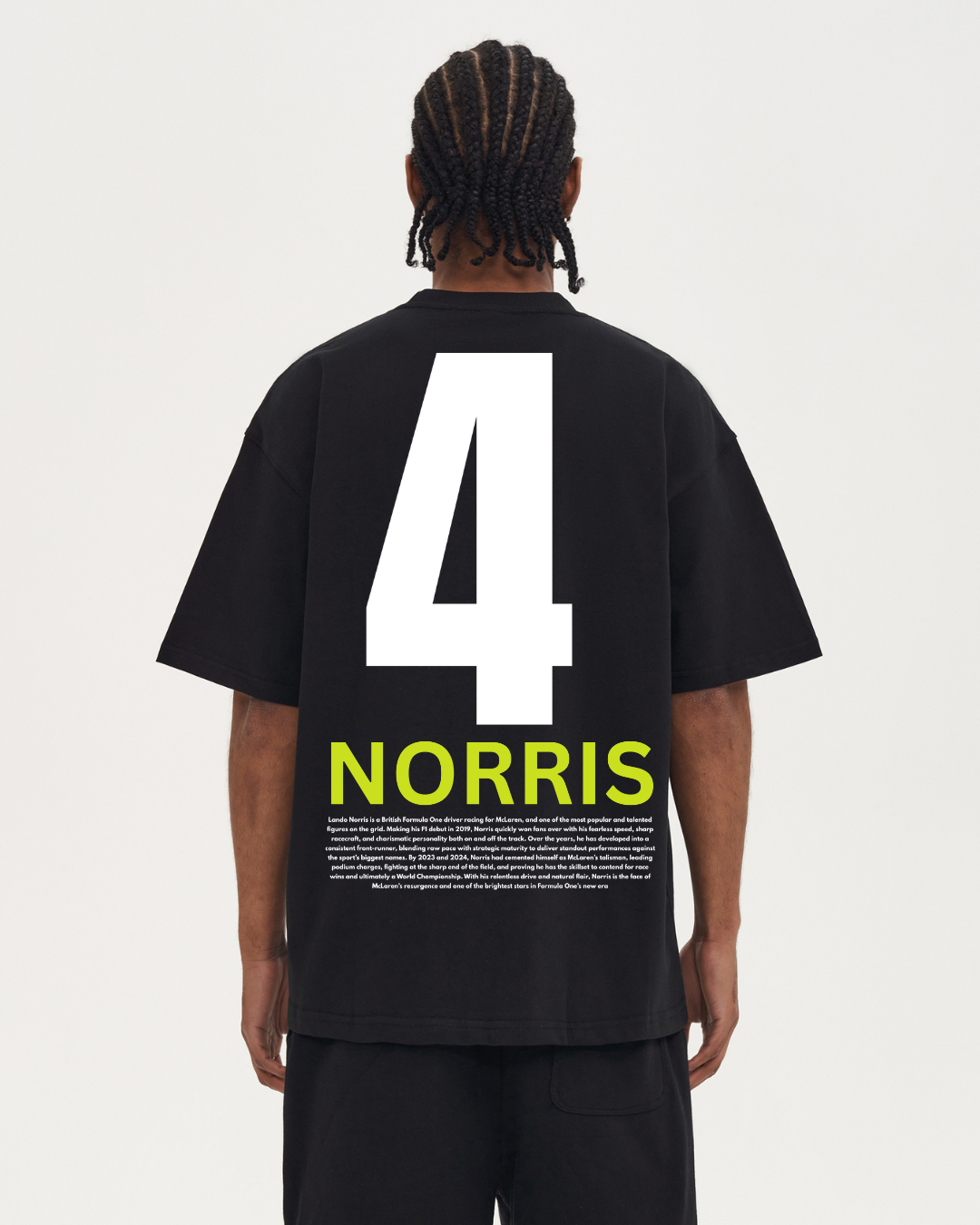 4 Lando - Black Tee
