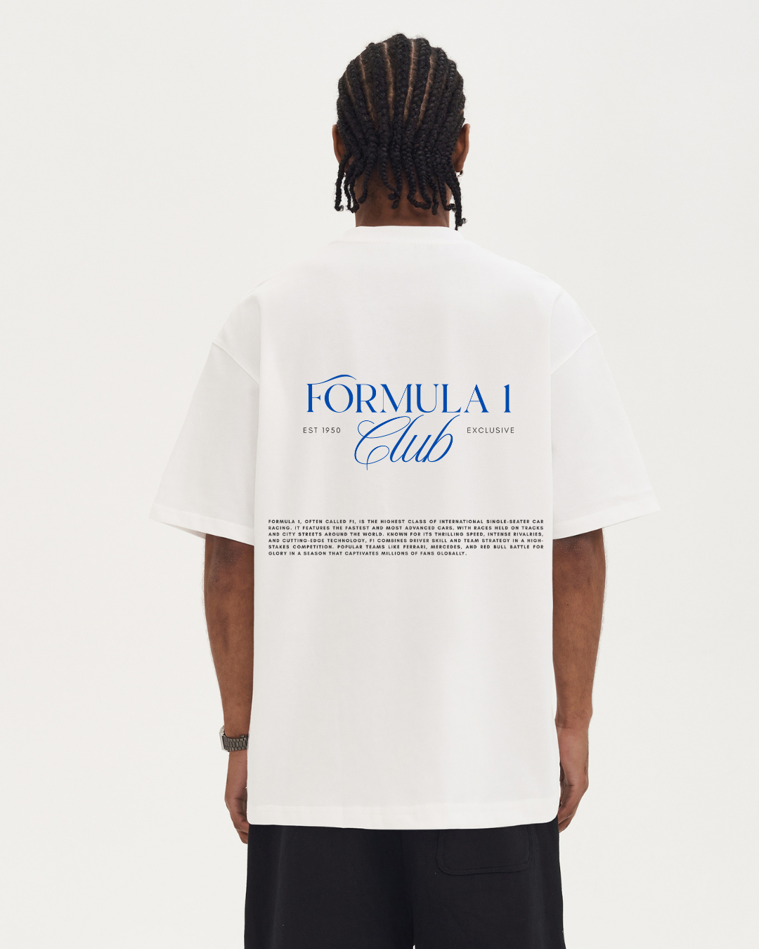 Formula 1 Club Navy - White Tee