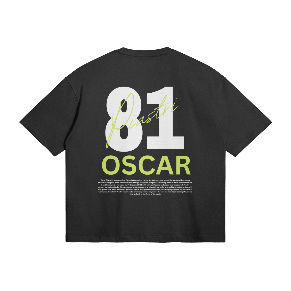 Piastri - Black Tee