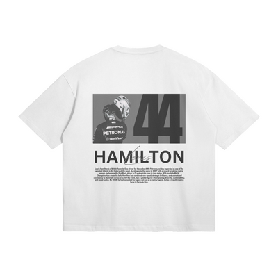 Hamilton 44 – White Tee