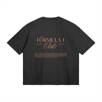 Formula 1 Club Orange - Black Tee