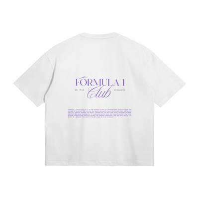 Formula 1 Club Purple - White Tee