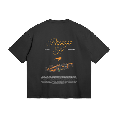 Mclaren Papaya – Black Tee